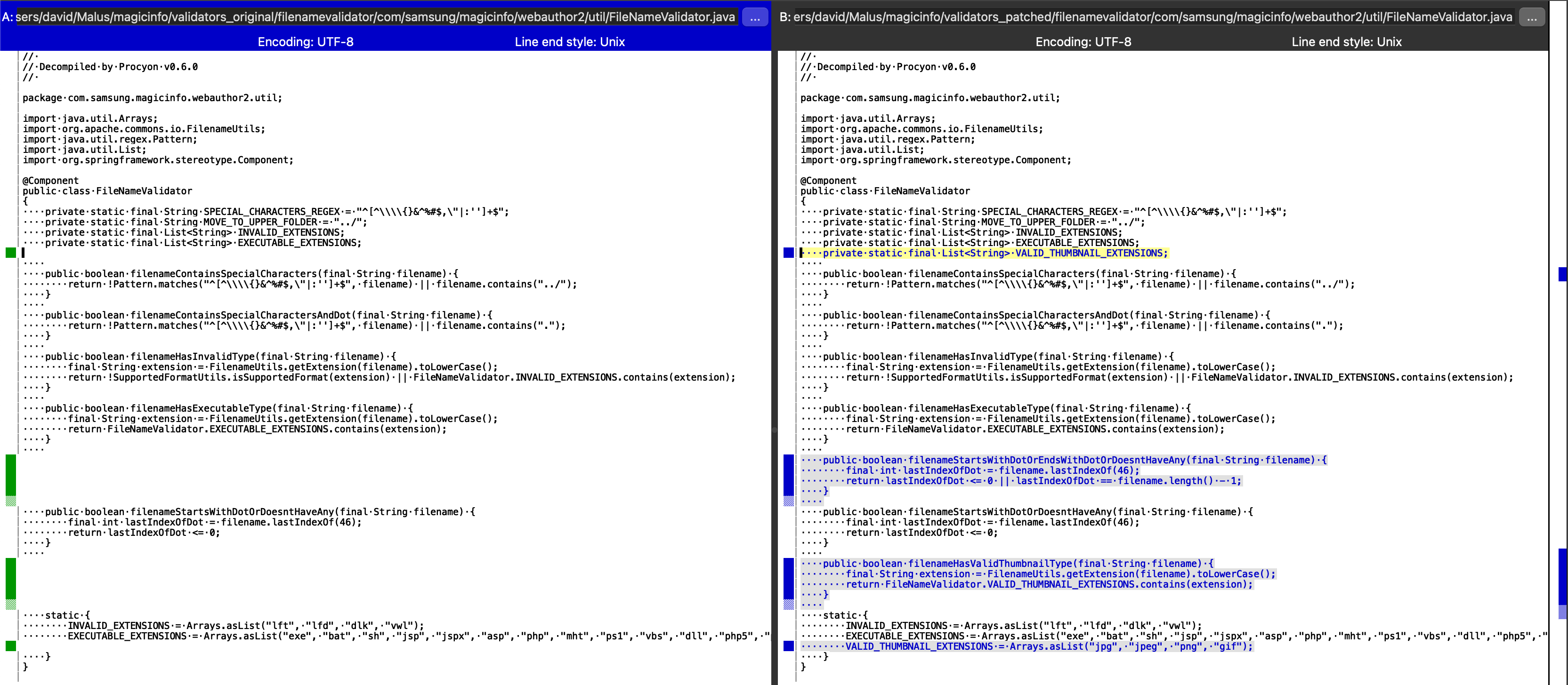 validator